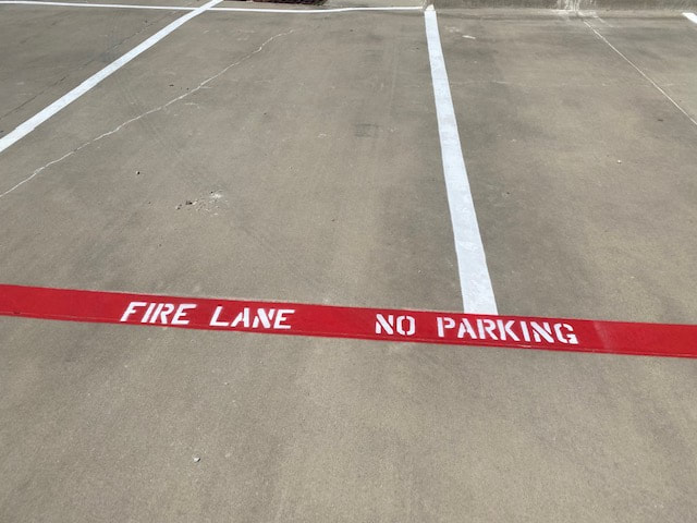 Fire Lane Striping Dallas, Texas