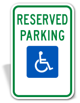 Reserved Parking Metal Signage