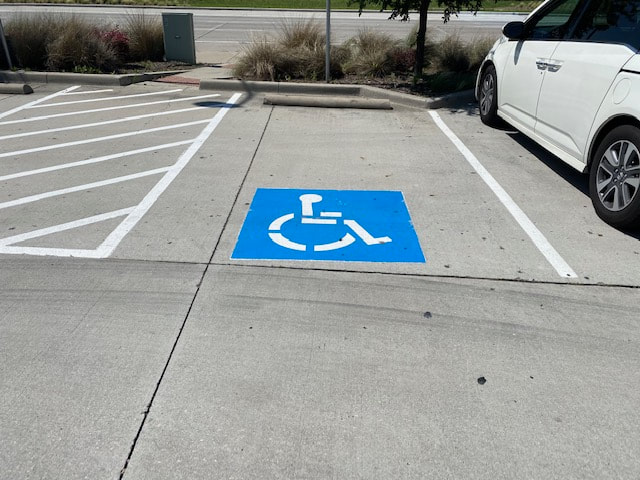 Handicap ADA Striping Dallas, Texas